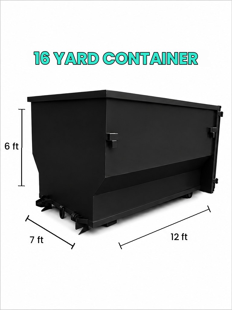Dumpster de 16 yardas